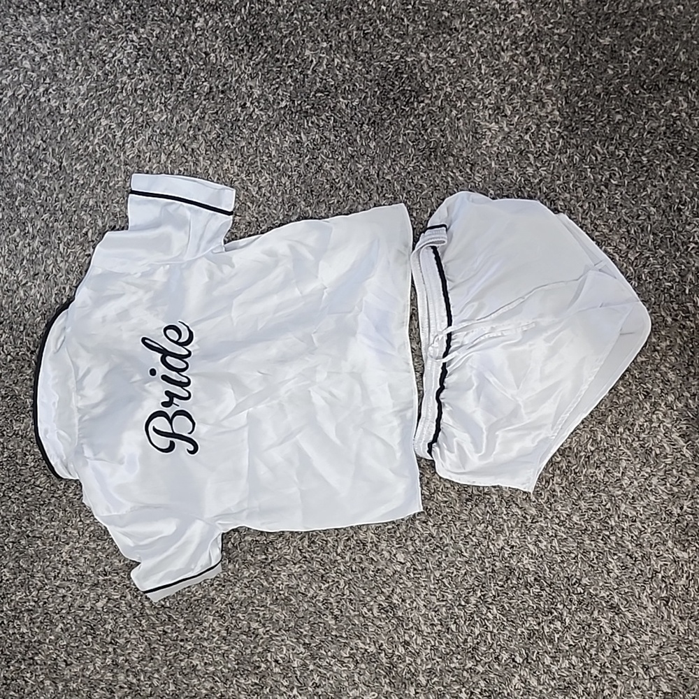 Bride silk pajamas